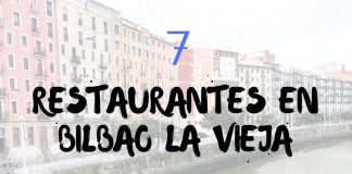 título del post sobre restaurantes en Bilbao la Vieja
